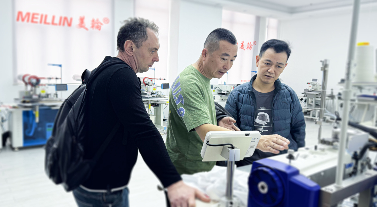 Automatic Cutting & Sewing Machine Station